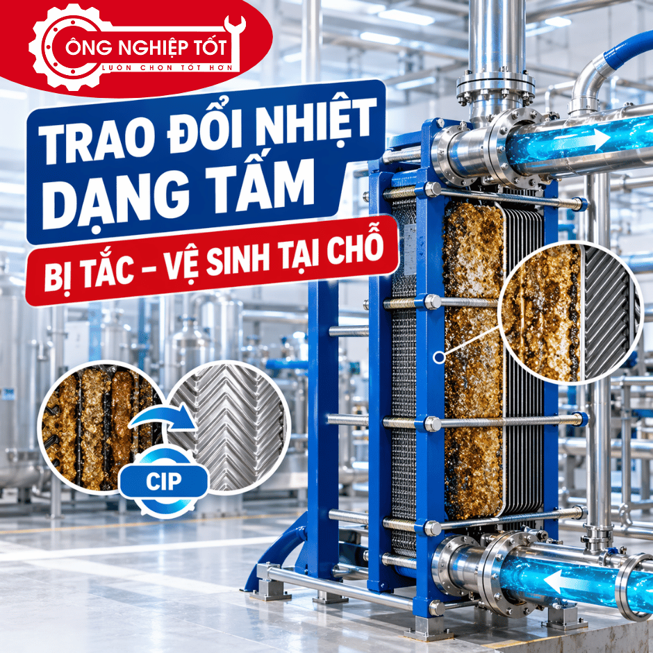 Dấu hiệu thiết bị trao đổi nhiệt dạng tấm bị tắc